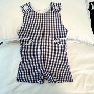 Beaufort Bonnet Company blue gingham Jon Jon 18-24 month